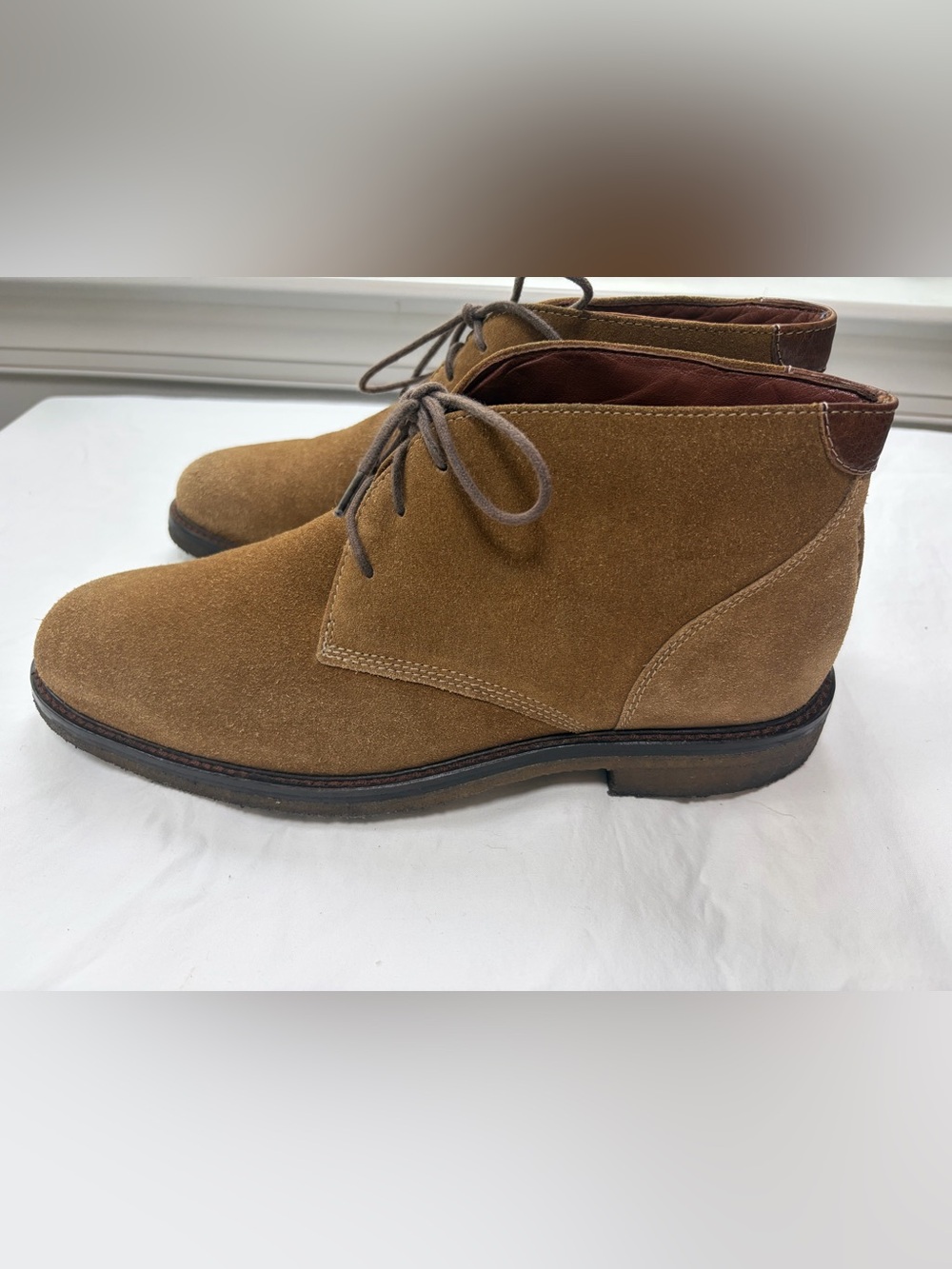 Johnston & Murphy Mens Brown Suede Copeland Chukka boot size 9M Preowned